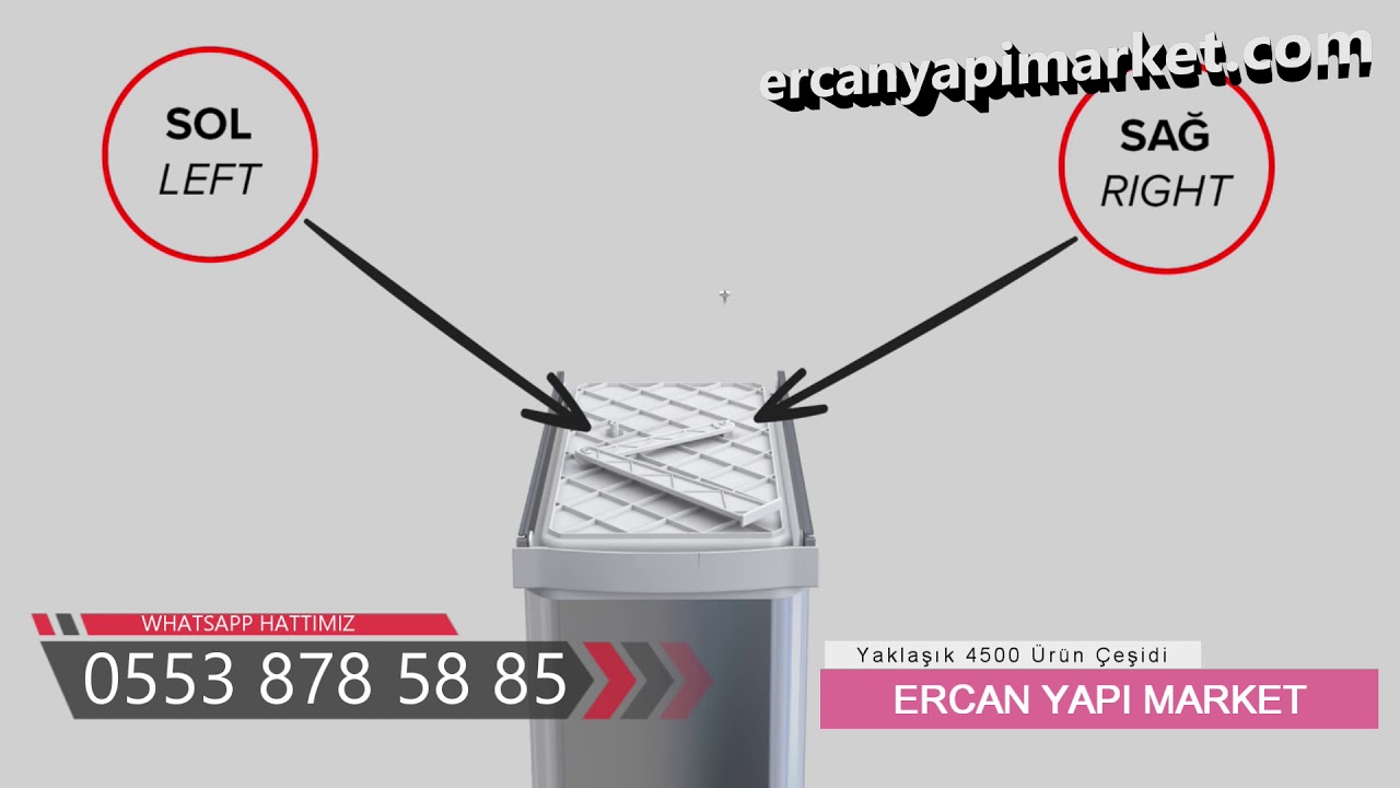 Starax Teleskopik Raylı Çöp Kovası Montaj Videosu - Waste Bin with Telescopic Rail