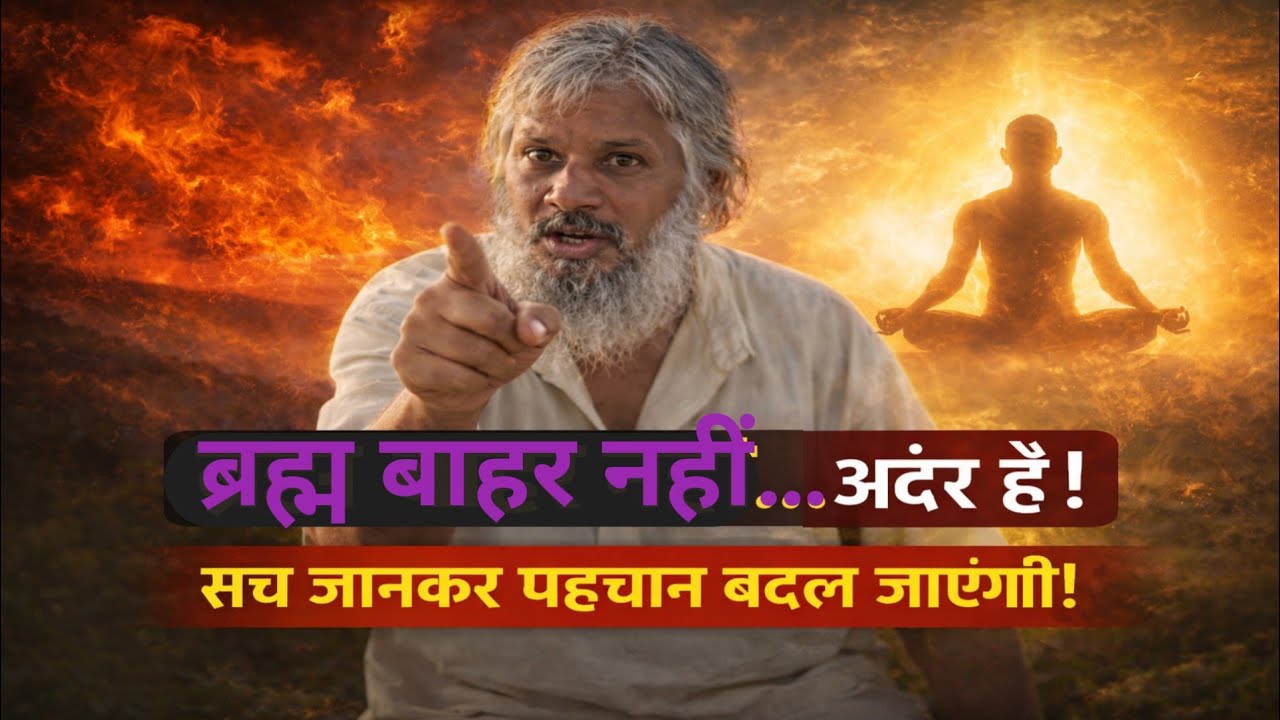 हम ब्रह्म से हैं… या ब्रह्म हममें है?” | असली सत्य क्या है?#yogi #motivation 