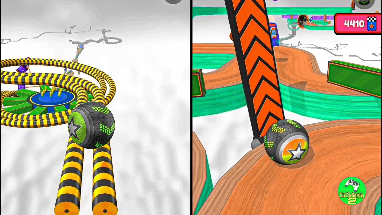 Going Balls 🔥vs video Reverse Gameplay Hard Level( Part 11 )(Android ios Gameplay)