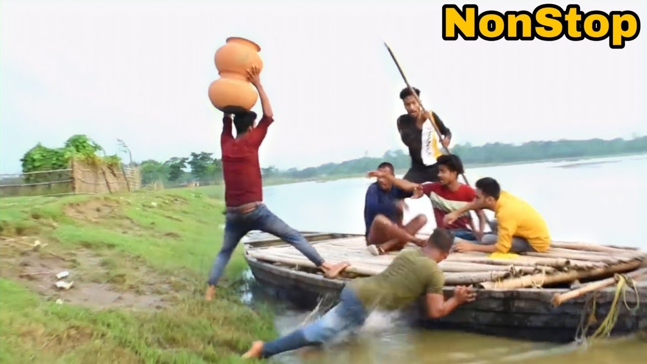 Must Watch Comedy 2020 Non Stop Video 2020 Try to not laugh Bindas Fun bd