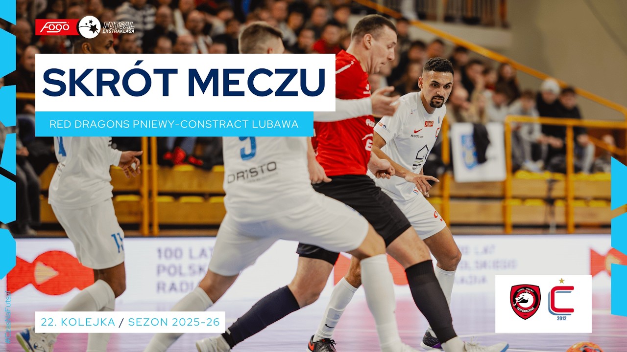 Red Dragons Pniewy - Constract Lubawa 5:5 SKR&Oacute;T 22. kolejka (2025/26)
