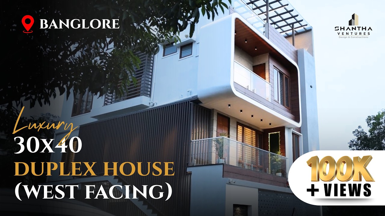 30X40 | DUPLEX HOUSE | BENGALURU | WEST FACING | SHANTHAVENTURES
