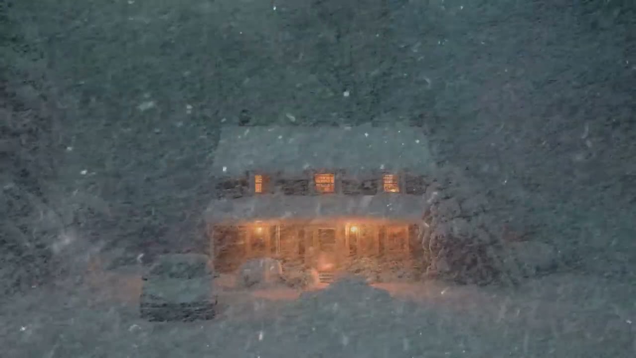 Epic Blizzard Through an Old House | Fierce Howling Wind & Snowstorm Sounds for Deep Sleep