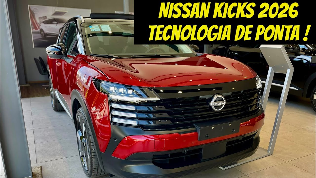 NOVO NISSAN KICKS PLATINUM 1.0 TURBO FLEX 2026,MEGA TECNOLÓGICO.