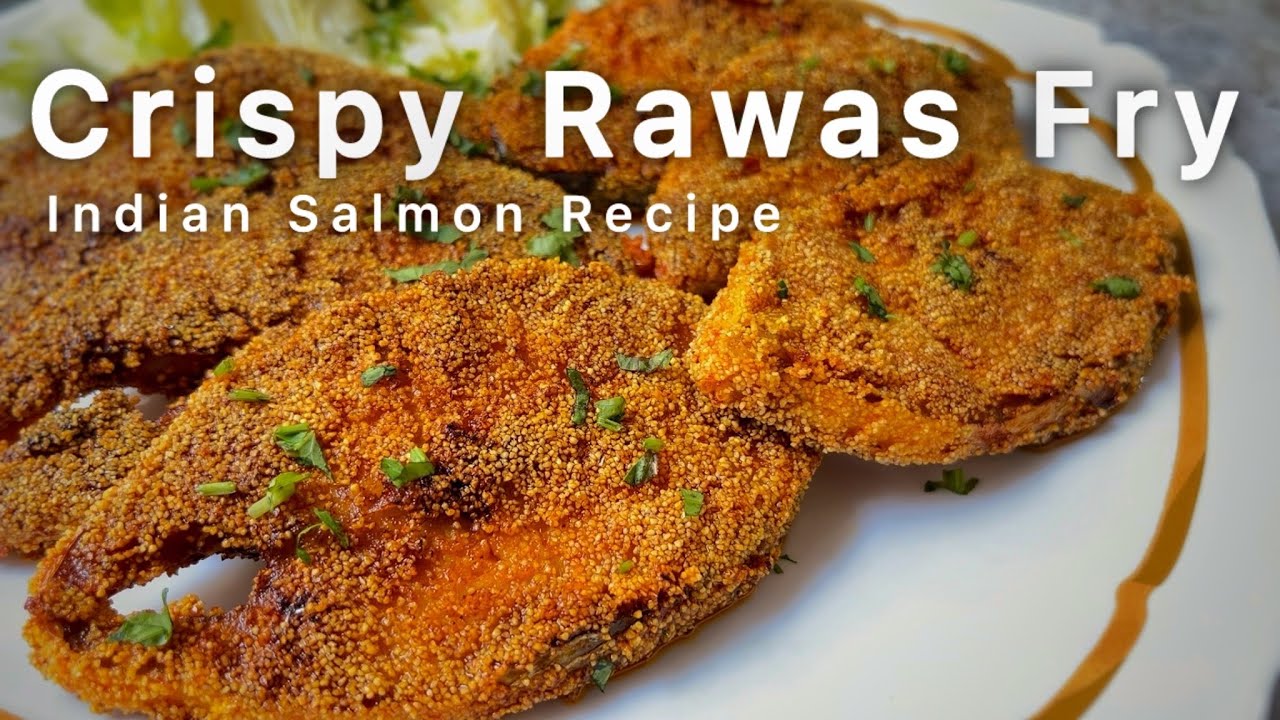 Crispy Rawas Fry | Easy Indian Salmon Recipe!!!