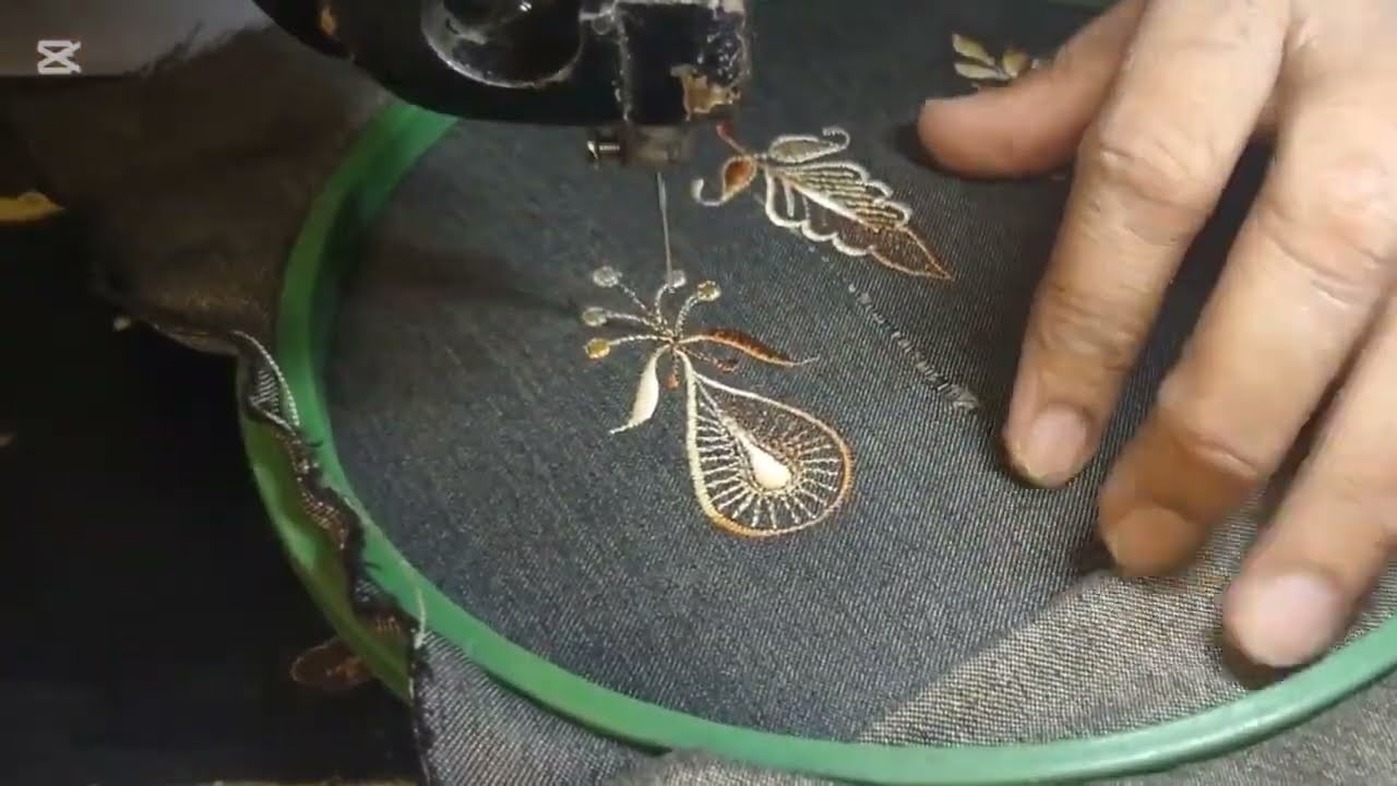 Machine Embroidery Designs 😘 Tutorial for Beginners 😀 Embroidery Mentor #embroidery #design #art 