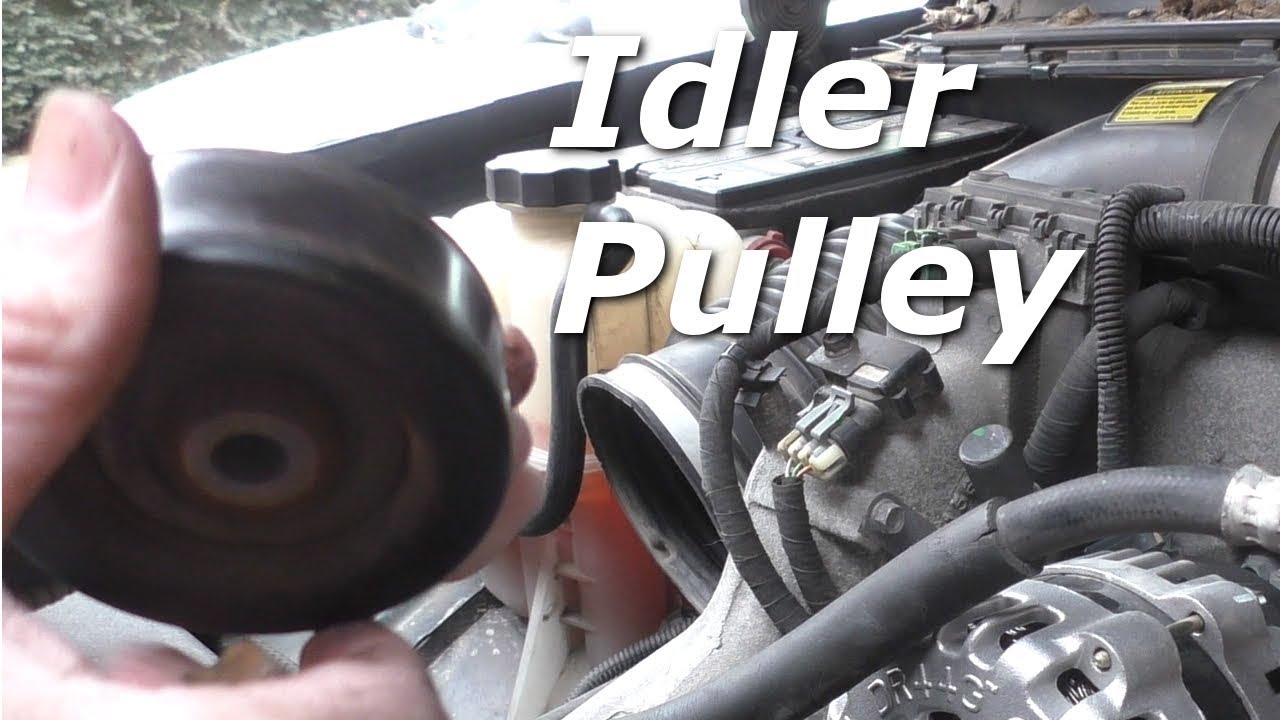 How to Replace an Idler Pulley On a Duramax Chevrolet Truck / What a bad idler pulley sounds like.
