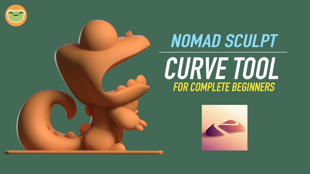 Don't Sleep on this tool!! Nomad Sculpt 1.78 Quick Tutorial: Curve Repeater