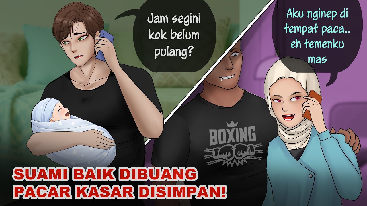 JULY si Istri Hobby Selingkuh - Dapat berlian pilihnya Arang | Kartun Animasi Drama Keluarga