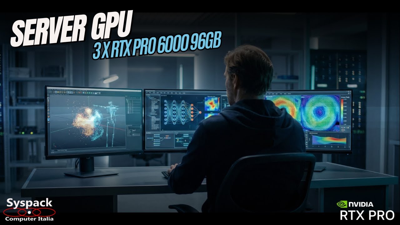 Dentro un server professionale per AI, VFX e calcolo scientifico: prestazioni senza compromessi