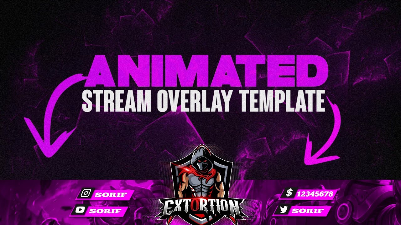 🔥Make This Awesome ANIMATED stream OVERLAY On (Android/ iOS) ||sorif#1