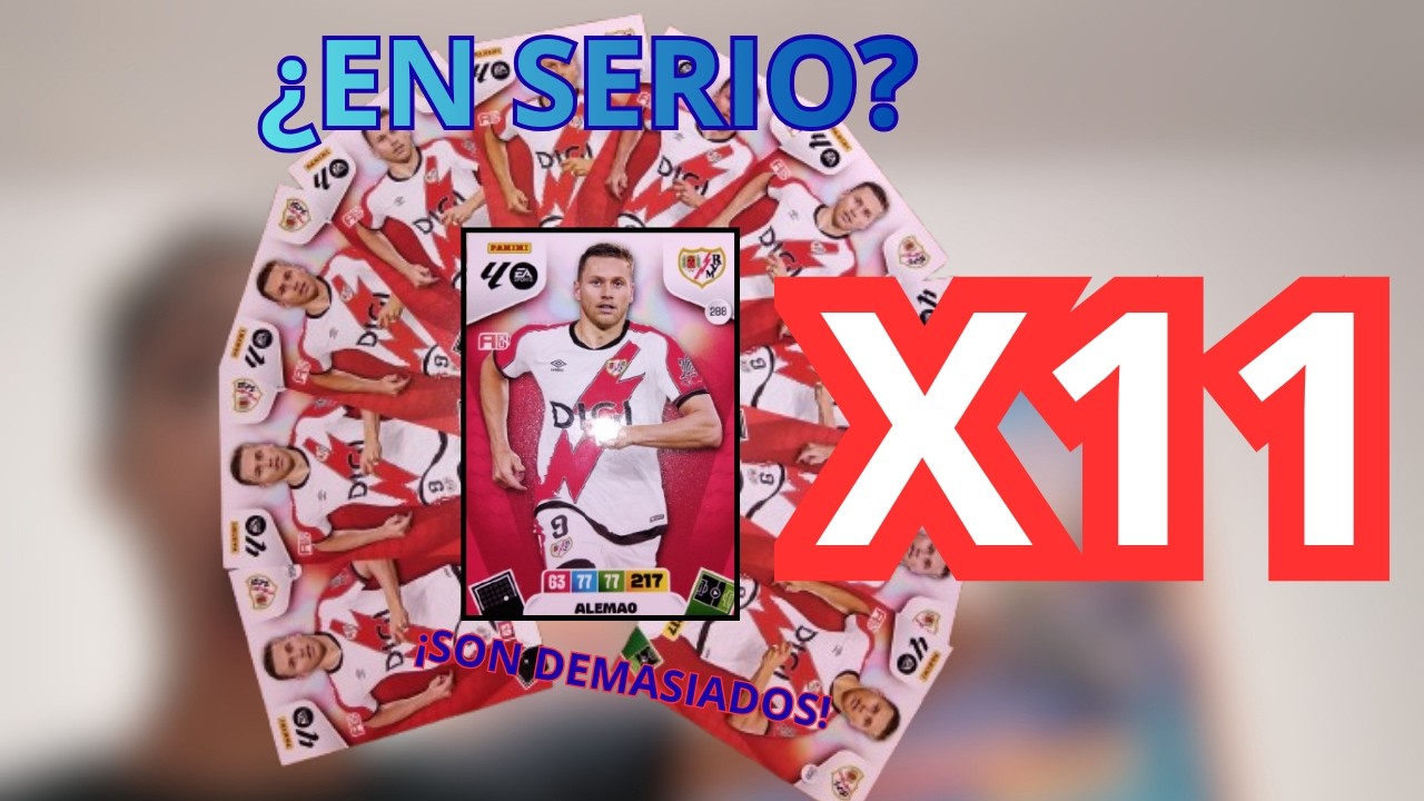 ¡NO ES NORMAL! Mis CROMOS MÁS REPETIDOS | Adrenalyn XL 25/26!