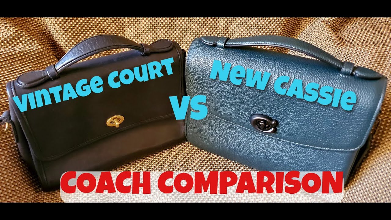 Coach Comparison Round 2! Vintage Coach Court vs Coach Cassie