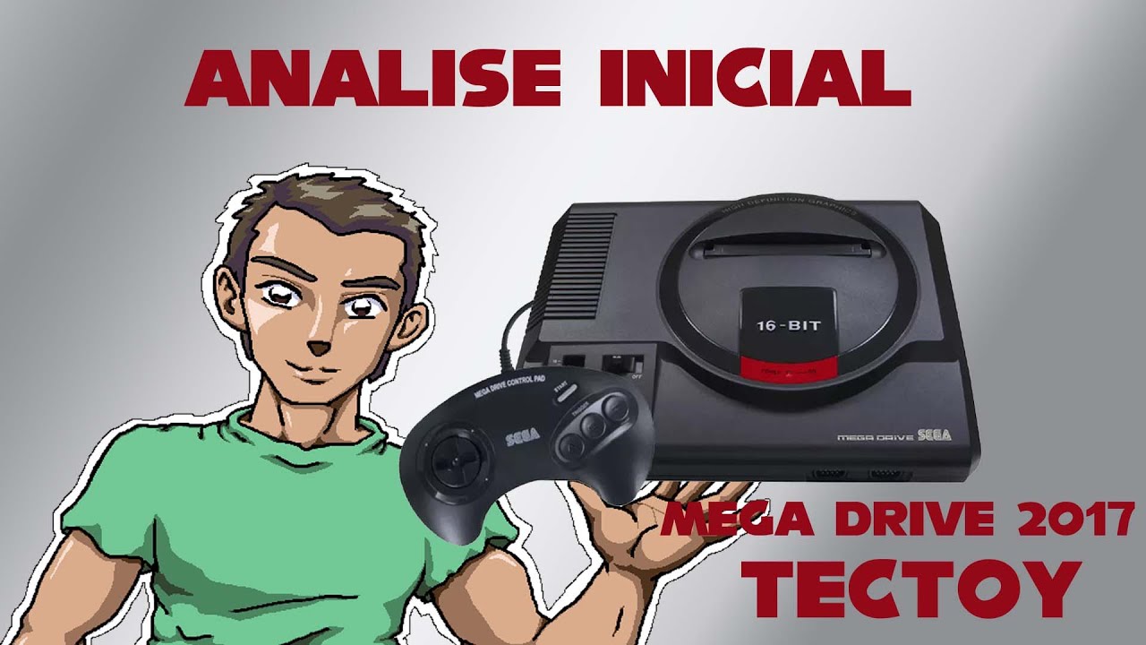 Vamos conhecer o Mega Drive 2017 Tectoy