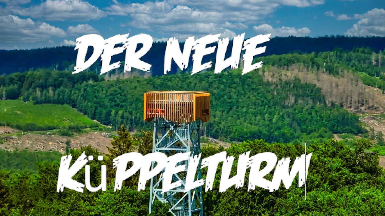 Freienohl / Meschede - Der neue Küppelturm Sept. 2022-Sauerland-4k