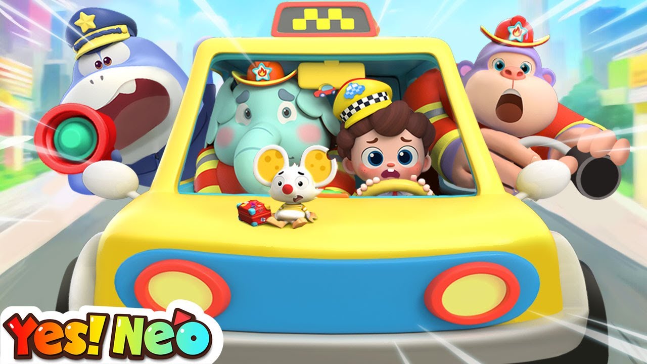 Taxi Rescue Song | Fireman, Policeman, Doctor | Cars Rescues | Nursery Rhyme & Kids Songs | Yes! Neo