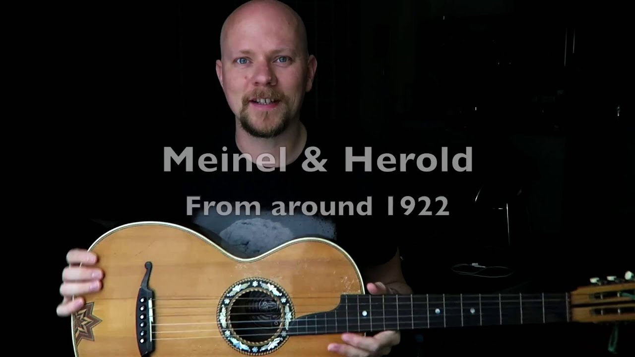 Nearly 100 year old Meinel & Herold guitar