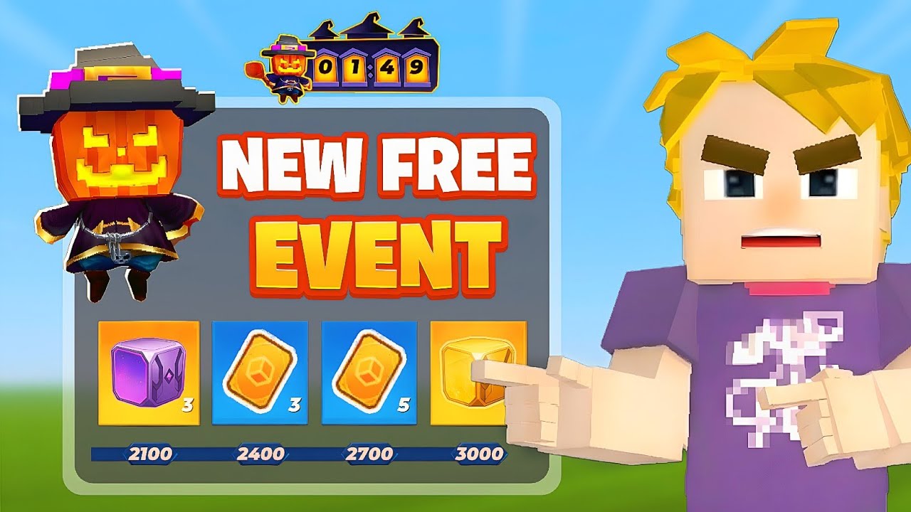 New Free Event and Free Legendary Golden Chest | Blockman Go Bedwars 