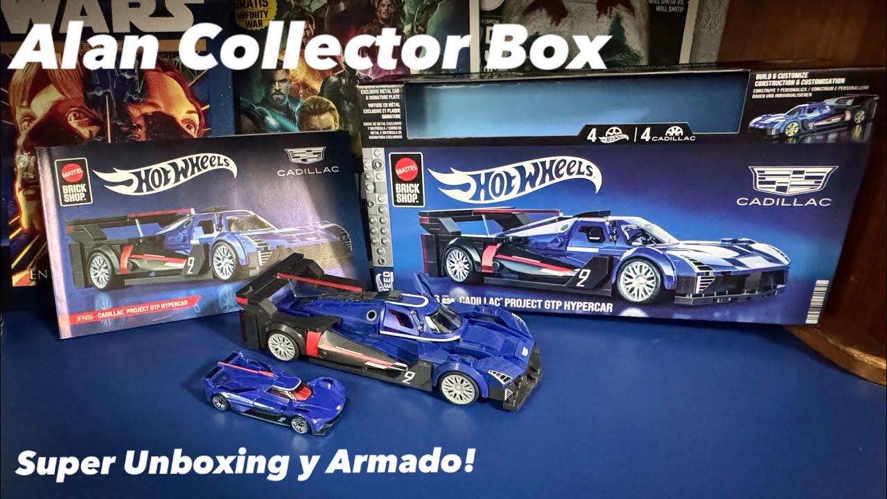 Hot Wheels Brick Shop /Si! mismo que armó Checo!!/Cadillac Project GTP Hypercar/ Unboxing y Armado 