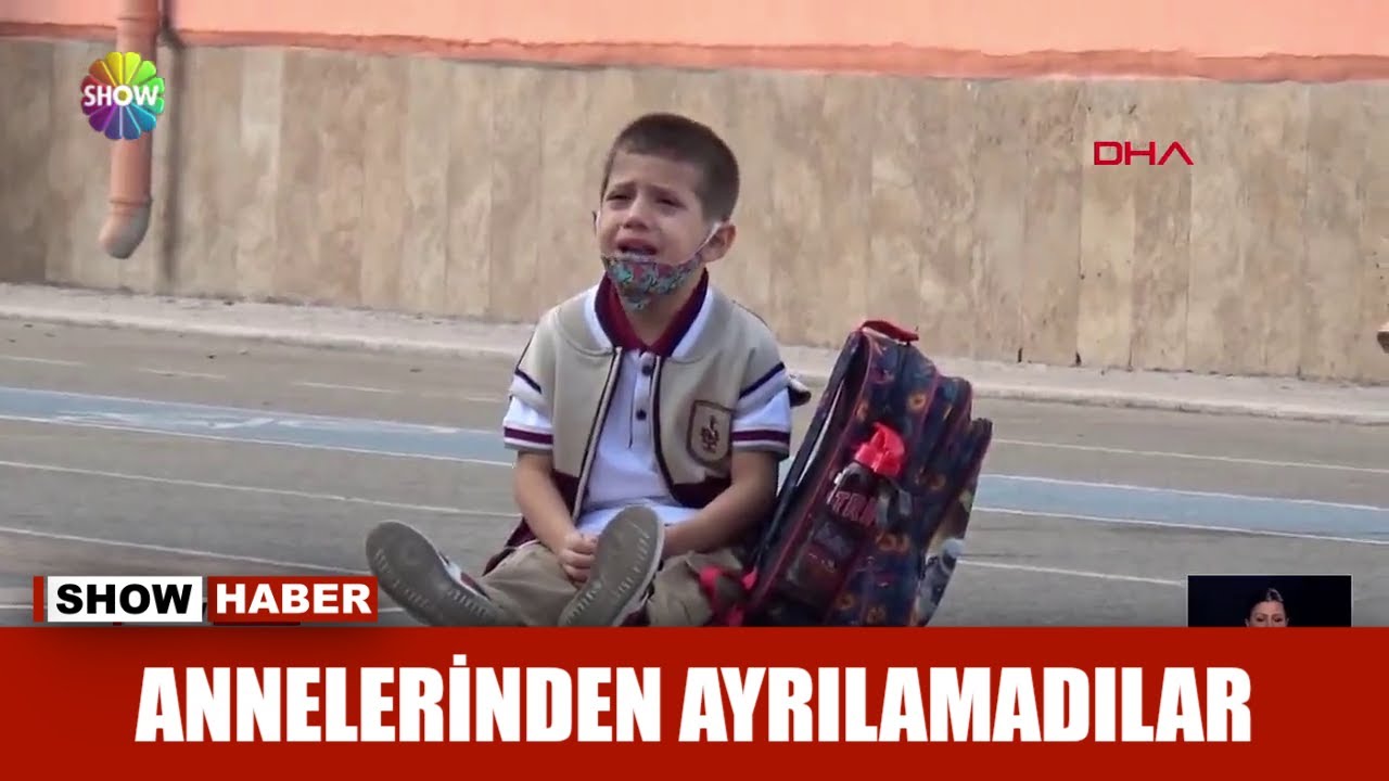 Annelerinden ayrılamadılar