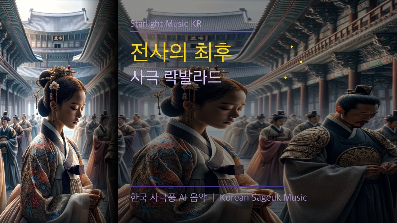 🌙 별빛음악 ｜ 전사의 최후 - 사극 락발라드 #playlist
