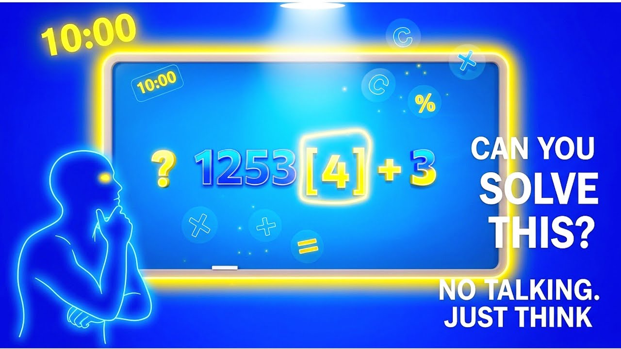 Silent Math Challenge! #mathquiz