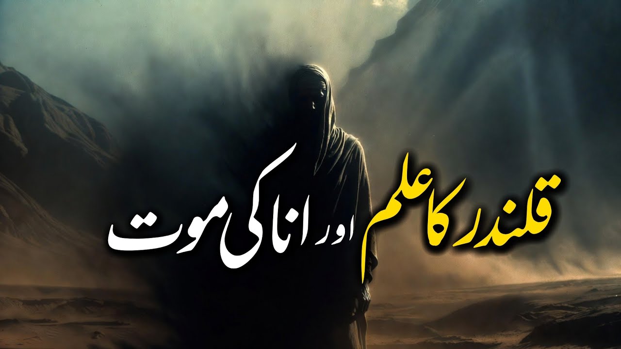 Qalandar Ki Ana Ki Maut | The Death of Ego & Inner Peace