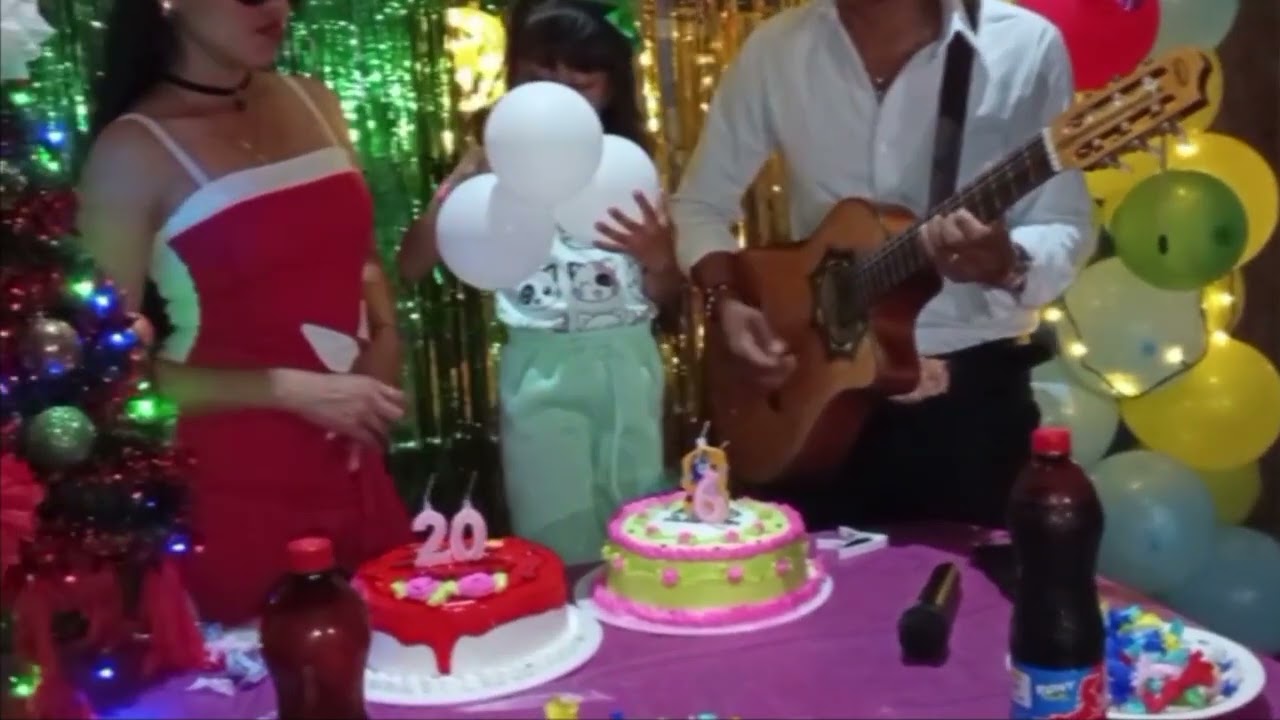 Feliz cumpleaños_ Lisset  &  Thalía _ Los tres hermanos Pantaleón 