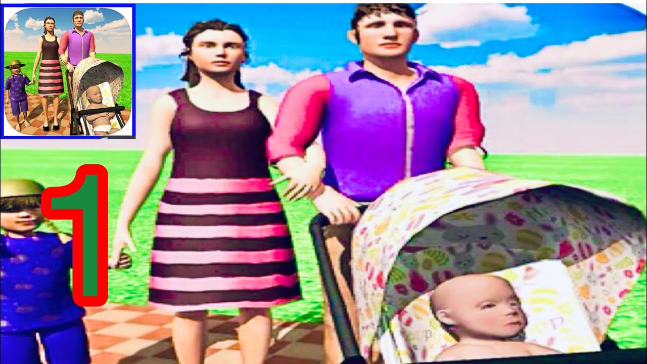 Virtual MOM - Family Life Sim gameplay walkthrough part-1 (iOS/Android)