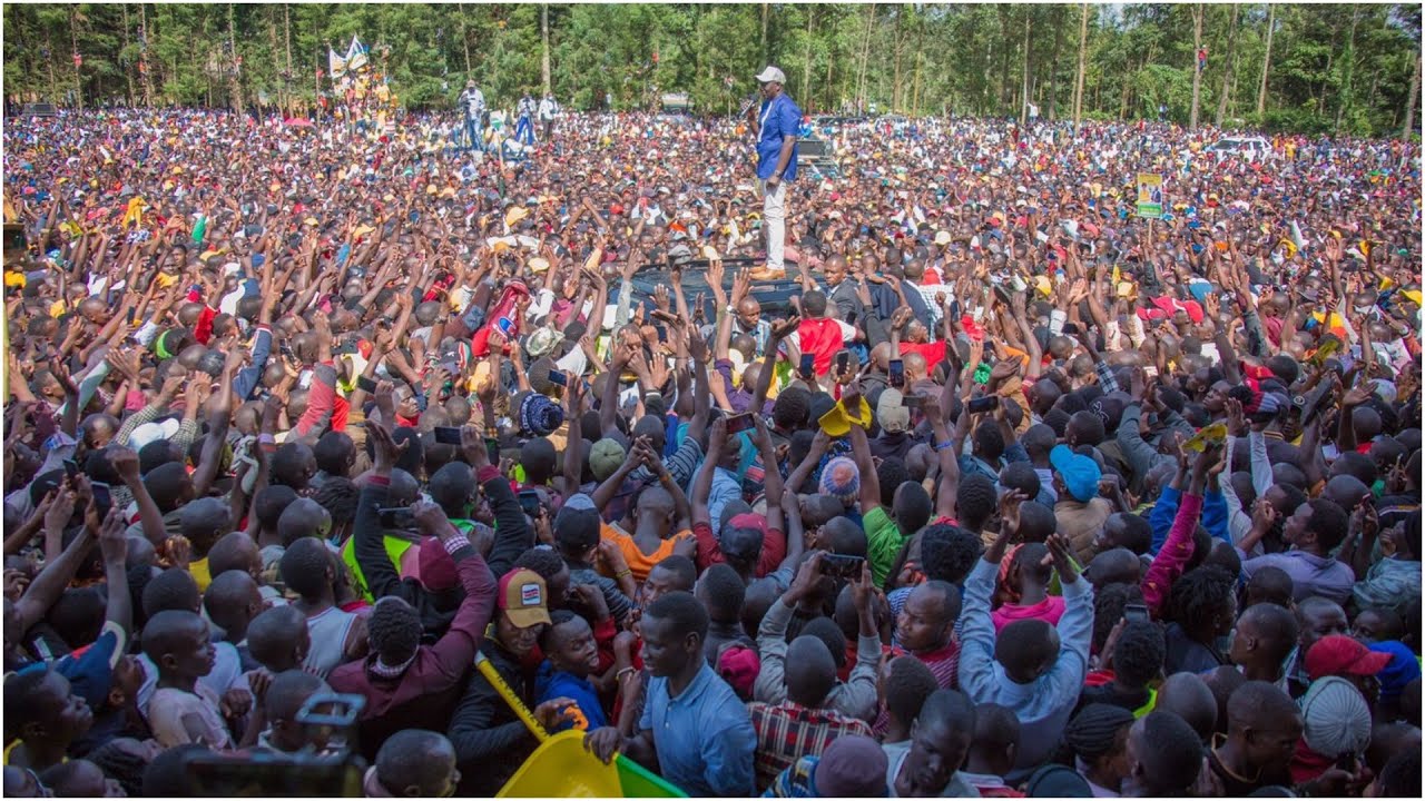 'SALAALA!' DP RUTO SHOCKED BY HIS HUGE CROWD IN KERICHO TODAY!