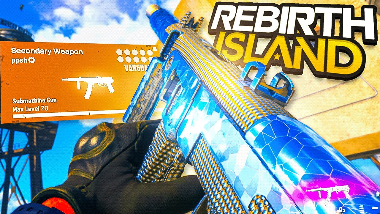 the PPSH 41 is GODLY on REBIRTH ISLAND! 😇 (Vanguard Warzone)