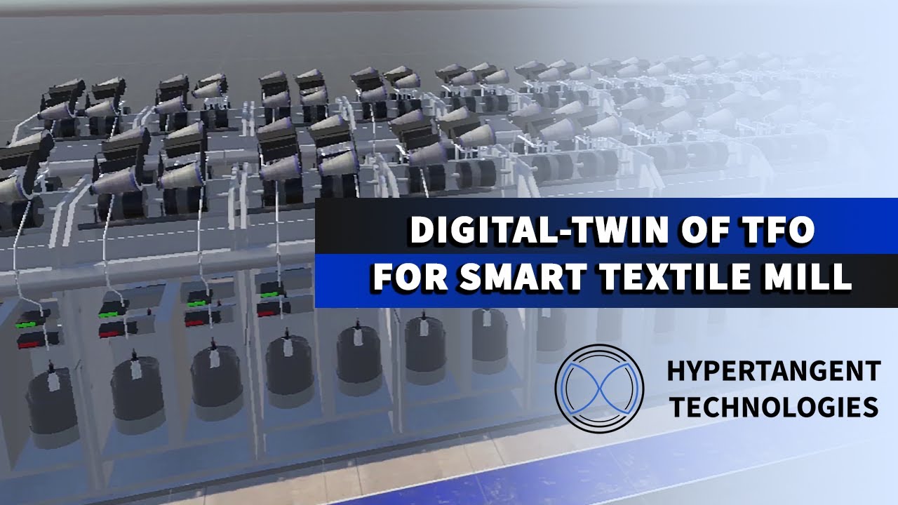 Digital Twin of Weavetech TFO for Smart Textile Manufacturing | Hypertangent Technologies