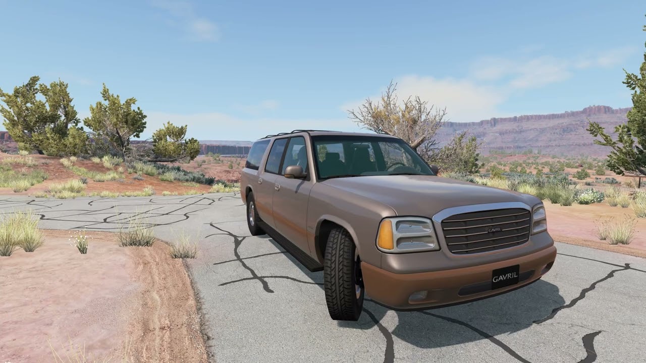 BeamNG.drive Freeroam: Utah, USA - 1999 Gavril Roamer 4WD LXT