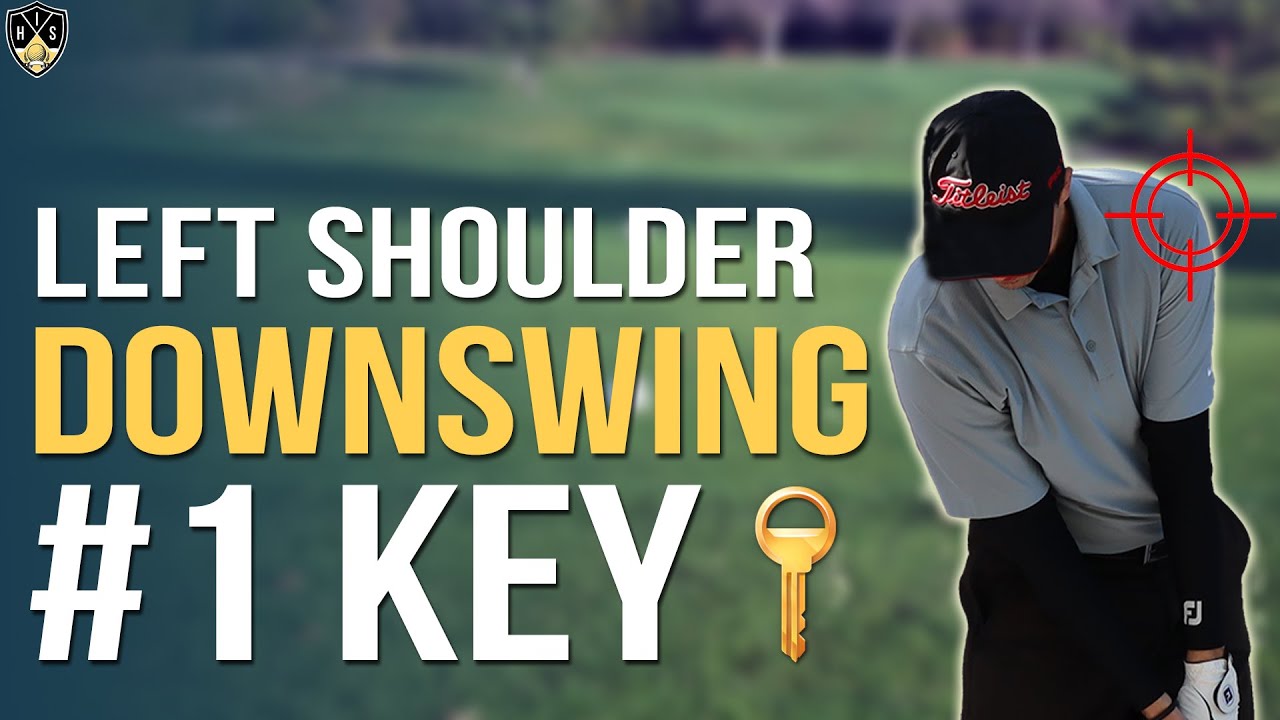 Left Shoulder Golf Downswing ➜ Hit Solid Iron Shots