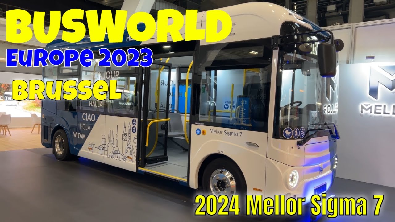 2024 Mellor Sigma 7 - interior and Exterior - Busworld Europe 2023 Brussel