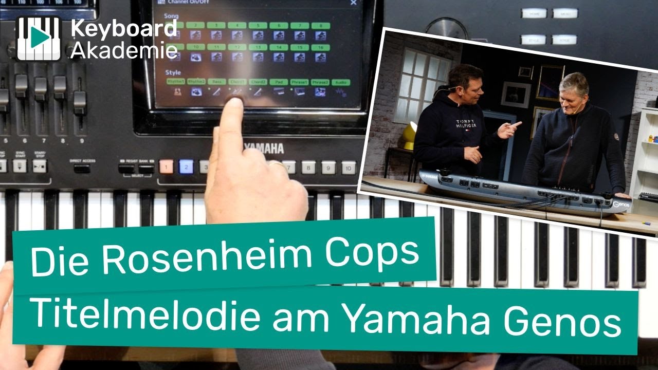 Die Rosenheim Cops Titelmelodie am Yamaha Genos | Power-Tipp |  Keyboard Tutorial
