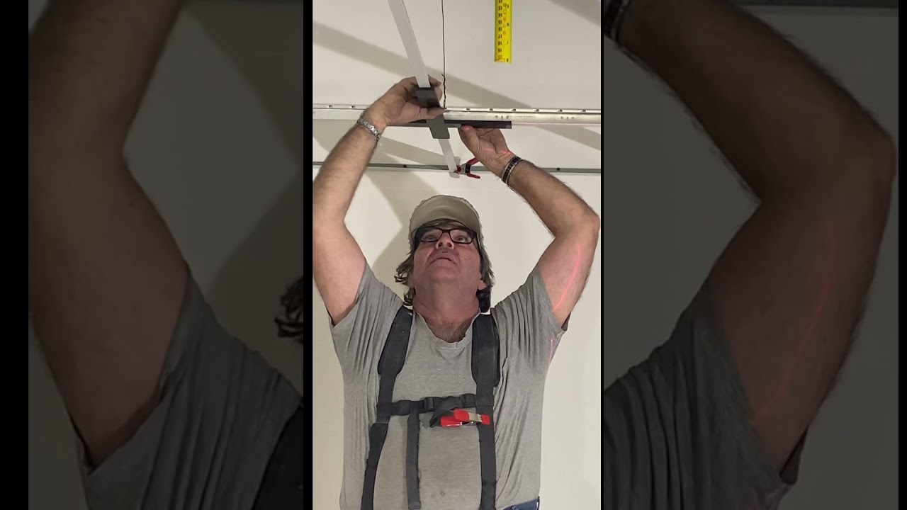 T- bar Suspended ceiling￼ Grid￼ squaring tool that no one really knows about￼!.
