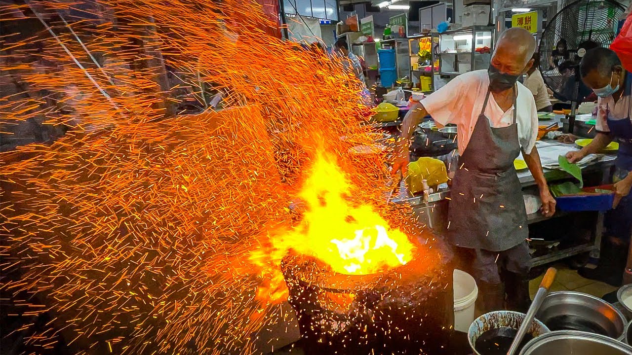 Malaysia Street Food - Wok Hei Charcoal Fried Hokkien Mee