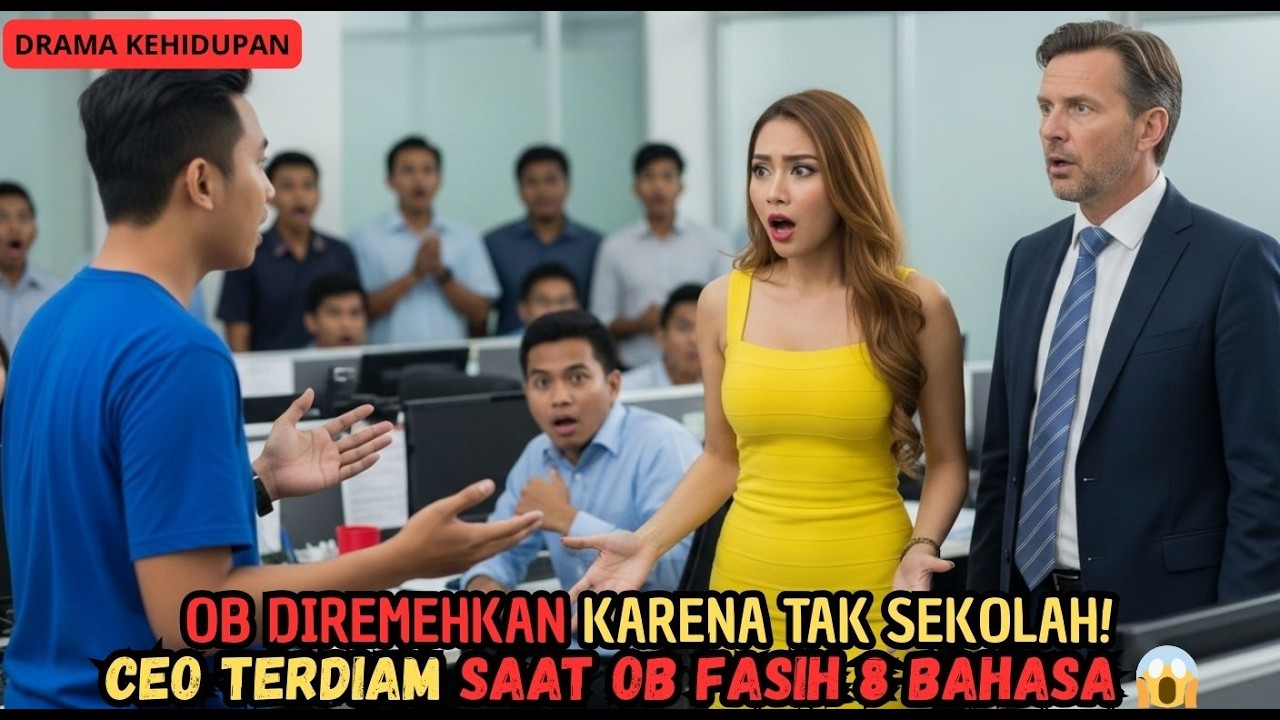 JIKA OB DIHIN4 KARNA TIDAK SEKOLAH,CEO CANTIK INI TAK TAHU BAHWA OBnya BISA 8 BAHASA