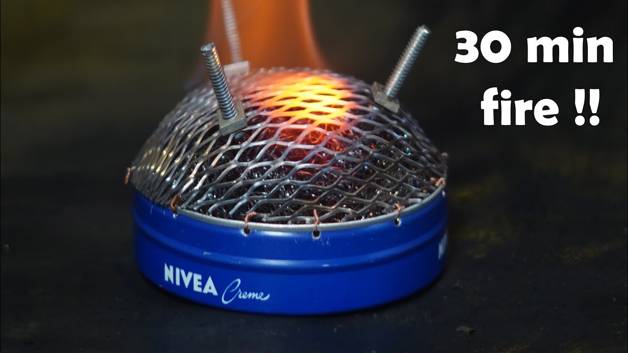 No Gas, No Firewood &ndash; Just IRON FOAM and Tin Cans | Mini Stove Is a Hidden Gold Mine!