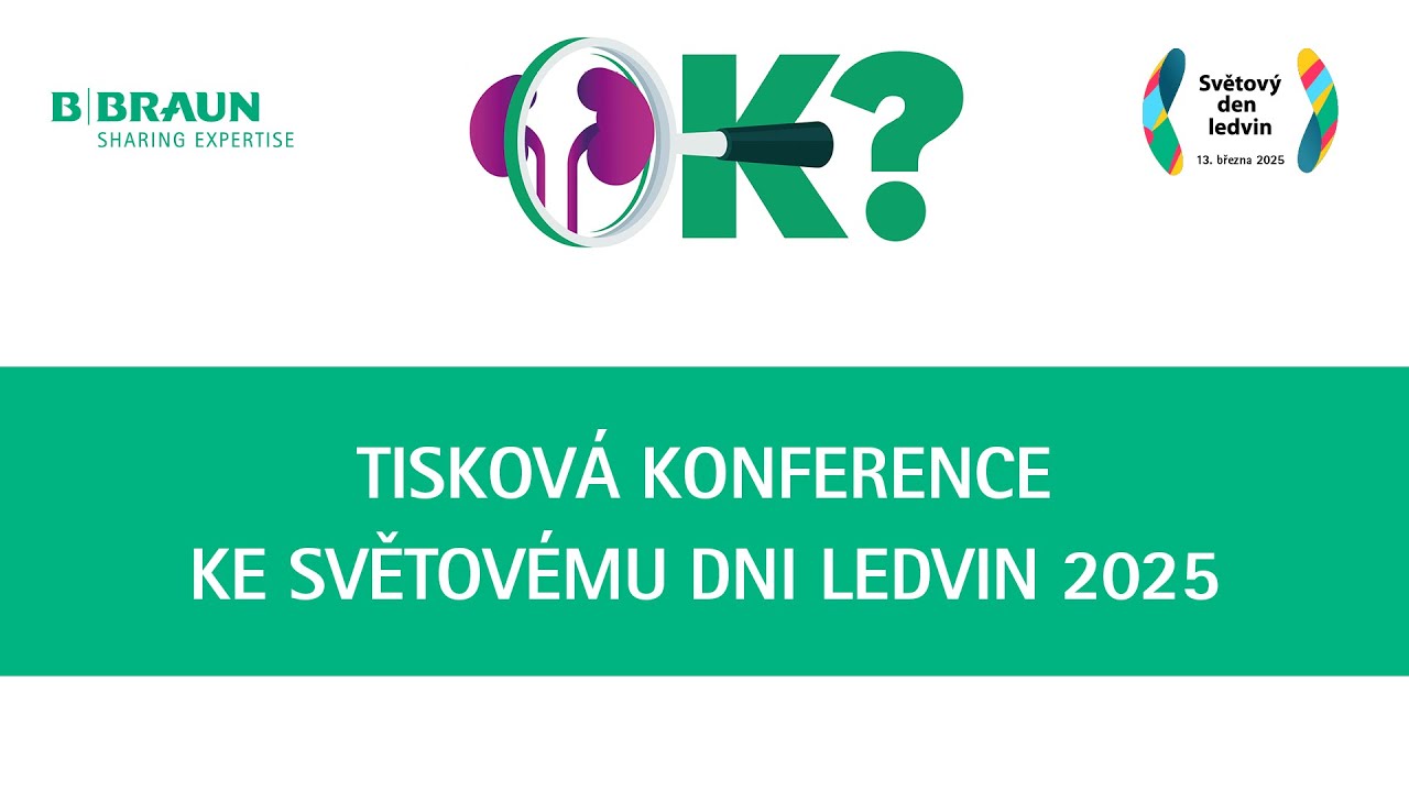 Tisková konference ke Světovému dni ledvin 2025