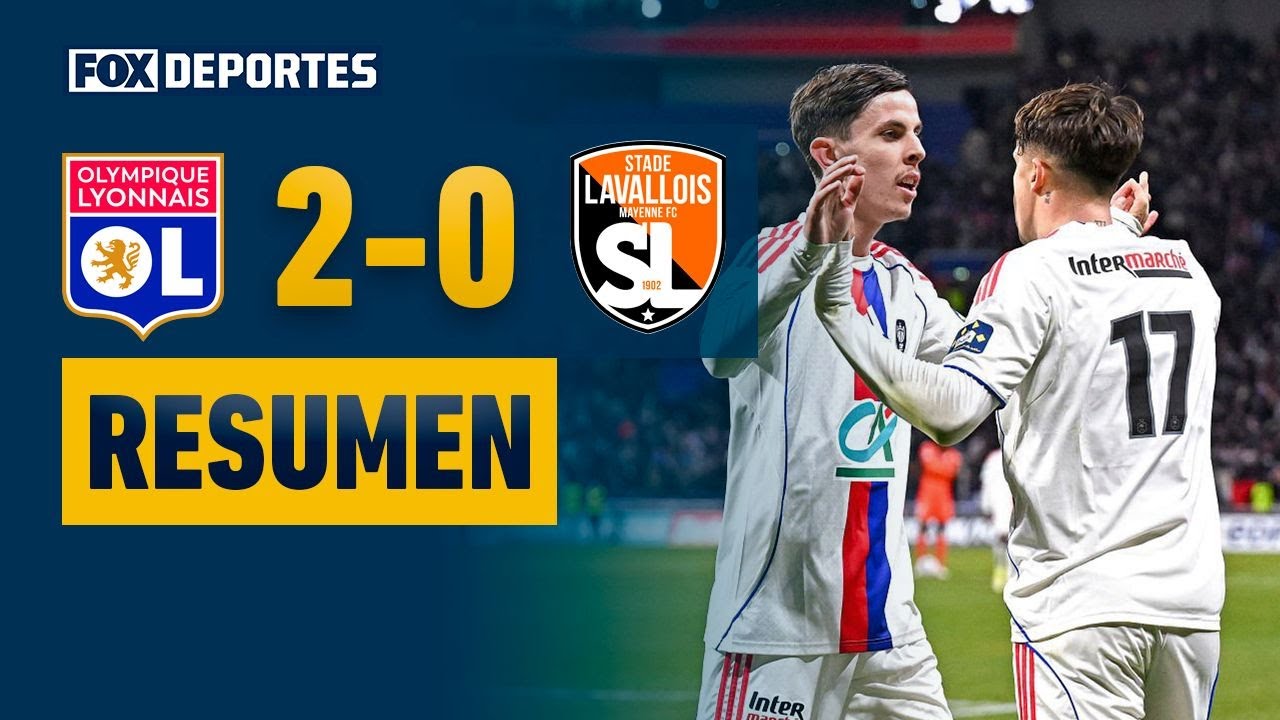 💪 ¡AVANZAN! | Olympique Lyon 2-0 Stade Lavallois | HIGHLIGHTS | Ronda de 16 | Copa de Francia
