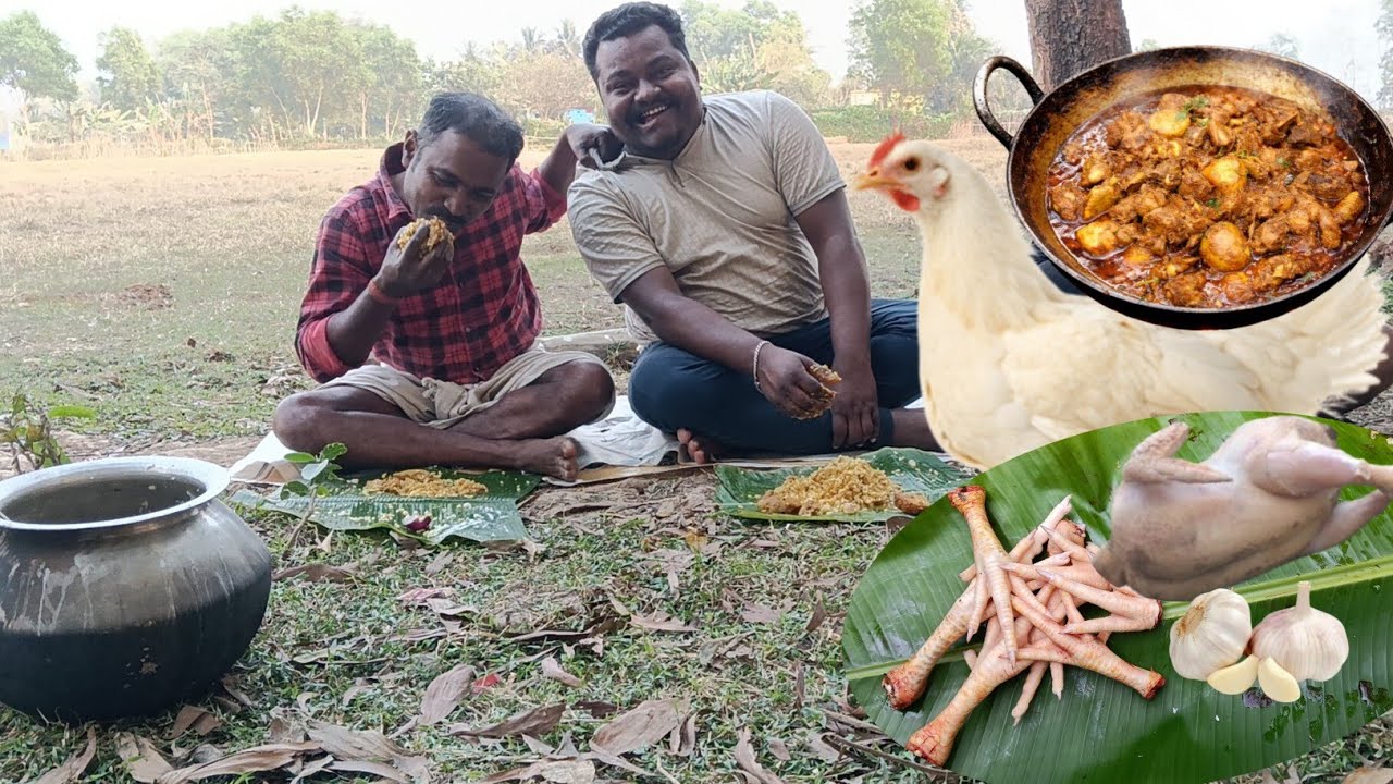 Boiler Chicken Curry Recipe Village style | Delicious Chicken Masala Cooking & Eating |Chicken gravy