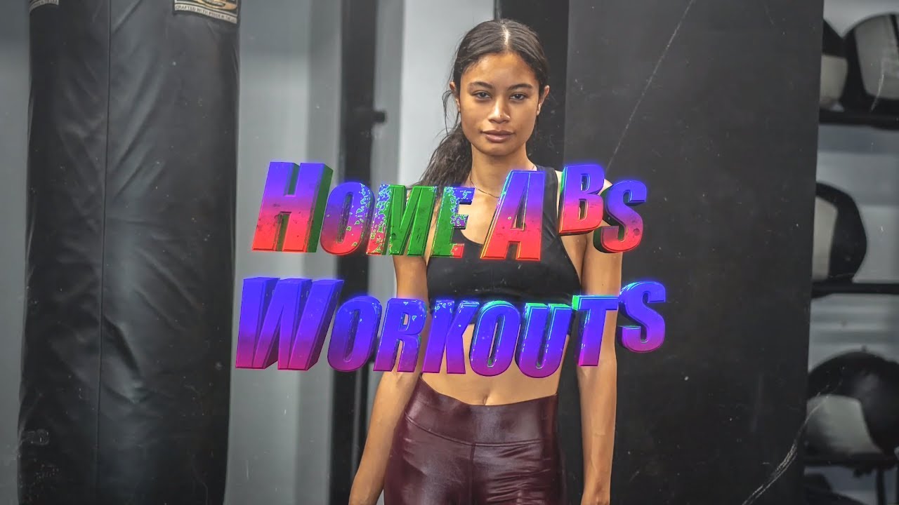 30 minute ab workout with Destene Marie - Home workout with a model