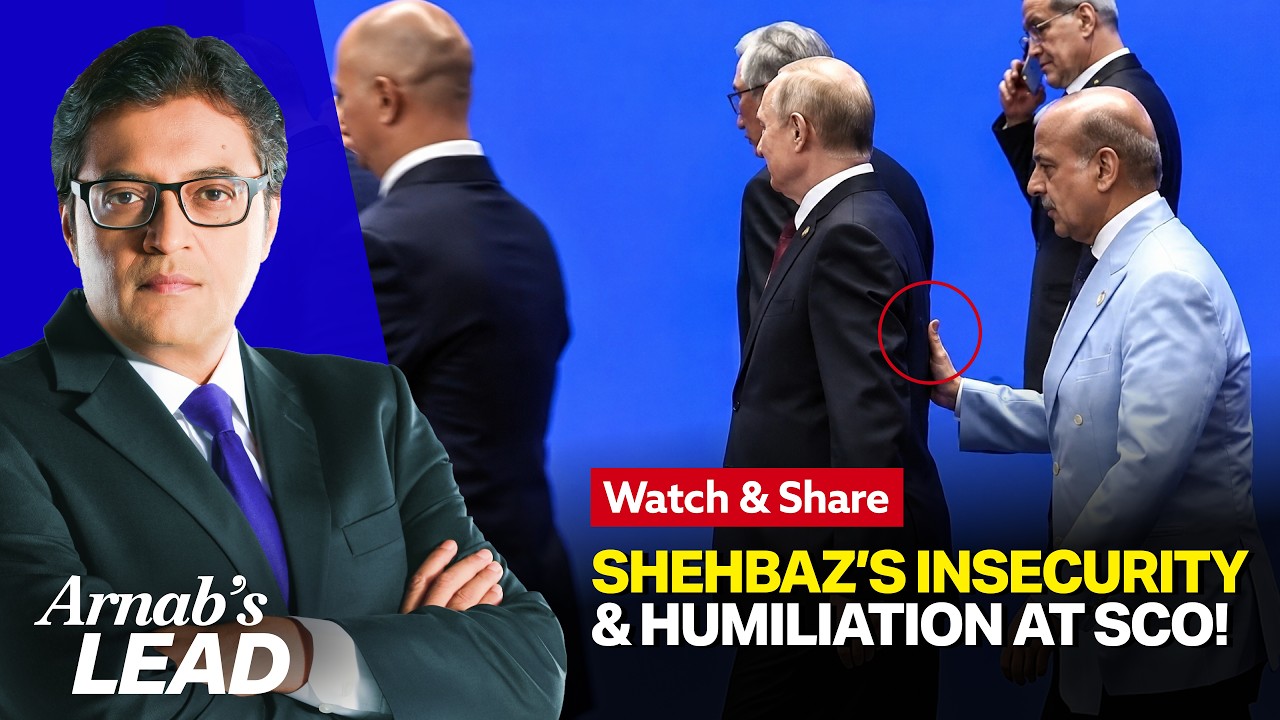 Shehbaz Begs For Putin&rsquo;s Attention At SCO | Pakistan PM&rsquo;s Insecurity On Full Display | Arnab&rsquo;s Lead