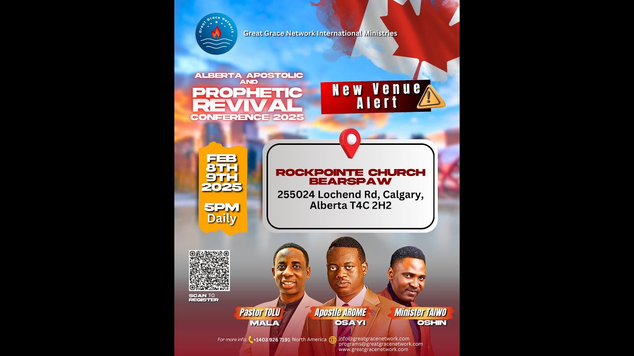 Alberta Apostolic and Prophetic Revival Conference 2025_Day 2. Apostle Arome Osayi & dr. Tolu Mala.