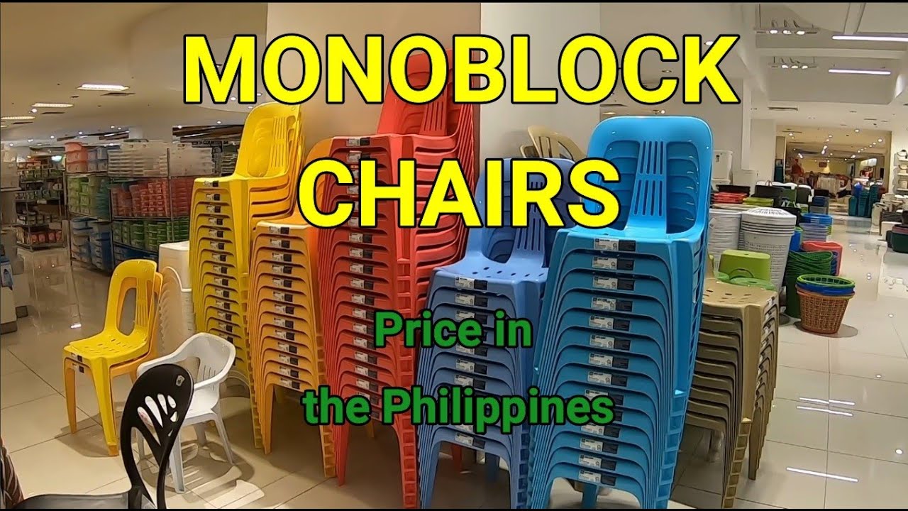MONOBLOCK PLASTIC CHAIR + PRICE IN THE PHILIPPINES