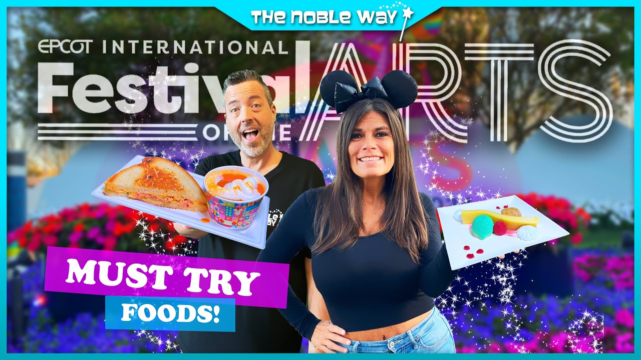 Last Day At Epcot Festival of the Arts 2024 | Must Try Foods, Art, Rides, & Colorful Walk of Cuisine