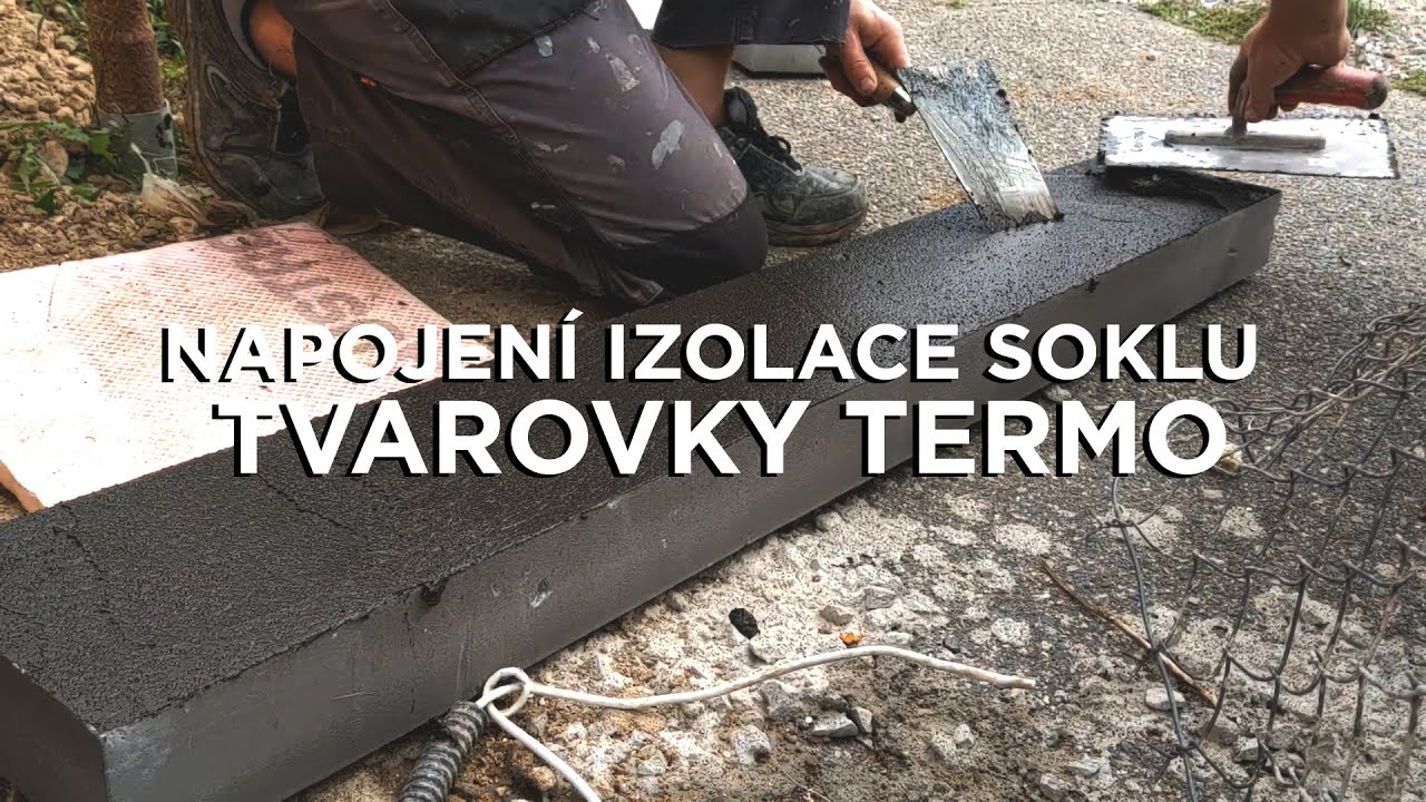 Napojení tepelné izolace a hydroizolace soklu