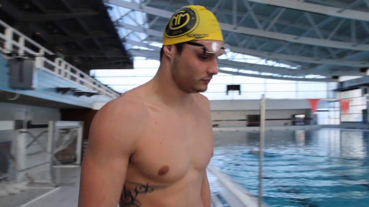 Florent Manaudou meets with Singapore Swim Stars